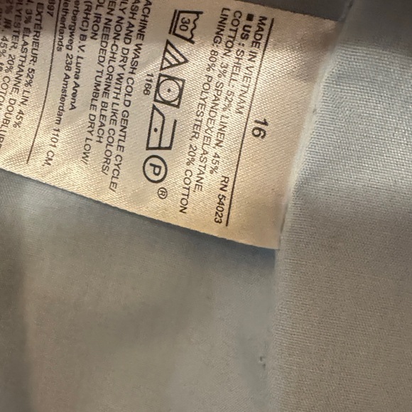 Banana Republic Factory Linen Soft Blue Blazer - Picture 2 of 4